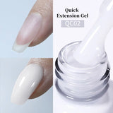 Yeknu  Jelly Transparent Gel Nail Polish Nude Pink  Color UV Soak Off Gel Varnish Jade Nail Art Gel 10ml Design Manicure