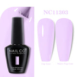 Yeknu  15ml Orange Color Nail Gel Polish Semi Permanent Red Pink Gellack Nail Art Salon Soak Off UV LED Glitter Nail Gel Varnish