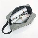 Yeknu  Oxford Cloth Large Capacity Makeup Bag. Travel Storage Bag, Men's Grooming Bag for Business Trips, Multifunctional Storage