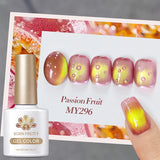 Yeknu 10ml Purple Black Green Cat Magnetic Gel Ultra Shine Semi Permanent Soak Off UV Gel Summer Nail Art Varnish