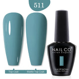 Yeknu  10ml Pearl Shell Color UV Gel Nail Polish Semi Permanent Golden Nail Art Gel Varnish Hybrid Nail Gel Polish Manicure Base