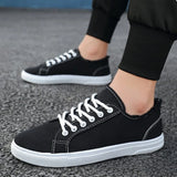 Yeknu  Summer Breathable Sneakers Men Canvas Shoes Slip On Loafers Men Comfty Casual Men Shoes Lightweight Flats Men‘s’ Walking
