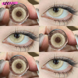 Yeknu  [Free Gift] Color Contact Lenses for Eyes Brown Fashion Lenses Blue Color Eye Lenses Discounts Purple Y2K Lenses Colorcon