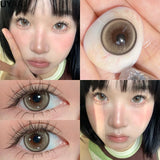 Yeknu  Color Contact Lenses for Eyes Korean Lens Blue Color Lens Brown Big Eye Contacts Lenses Pink Lenses Purple Lenses