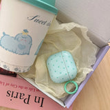 Yeknu  niche polka dot bow for apple earphone protective case airpods4 wireless bluetooth earphone case three or four