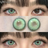 Yeknu  1 Pair Blue Eye Color Lens y2k Korean Fashion Colorcon Brown Natural Color Eye Contacts Black Lenses Green Pupils Gray Len