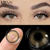 Yeknu  Natural Colored Eyes Optical Lenses Cosmetics Brown Pupils Free Delivery Green Eye Contacts Lense Gray Discount Beauty Len