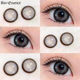Yeknu  1 Pair Lenses Colored Contact Lenses With Degree Brown Contact Lenses Big Eye Lenses Natural Korean Lenses