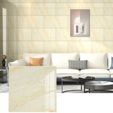 Yeknu  20pcs Imitation Marble Ceramic Tiles Self-Adhesive Wall Stickers Waterproof Background Floor Wallpaper Brick Papers Home Decor