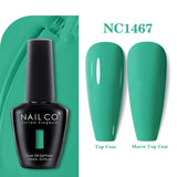 Yeknu  15ml Orange Color Nail Gel Polish Semi Permanent Red Pink Gellack Nail Art Salon Soak Off UV LED Glitter Nail Gel Varnish