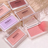 Yeknu  Peach Powder monochrome blush long-term durability Peach orange soft mist matte natural blush six colors available