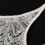 Yeknu  Fashion Lace Sling Top With Loose Blouse Women Solid Short Sleeve O-neck Tops Female Summer Streetwear Lady New