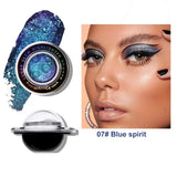 Yeknu  1pcs Planet Highlighter Powder Shiny Gradient High-gloss Powder Face Contour Brightening Long Lasting Highlight Glitter Makeup