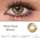Yeknu  Love Story series Multiple colors Natural soft Contact lenses Blue Lenses Green Pupils Lens Yearly Cosmetic