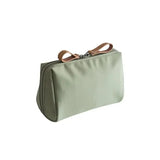 Yeknu  Portable Travel Korean Style Makeup Bag Outdoor Student Pen Bag Mini Wash Bag Simple Elegant Lady Storage Bag round Cylinder
