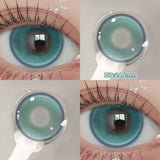 Yeknu  2pcs/pair New Cosplay Contact Lenses for Eyes Makeup Pupils Cosmetics Blue Eye Color Lenses for Myopia Lens 14.2/14.5mm