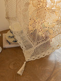 American Country Sle Semi Door Curtain Lace Curtain for Living Room Partition  Sensation Home Use Curtain