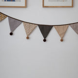 Yeknu  Nordic Style Hanging Decorations Cotton Dots Floral Garland Kids Room Accessories Home Party Wedding Wall Nursery Decor