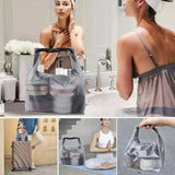 Yeknu  Waterproof Storage Bag, Fitness Clothing, Swimming Bathroom, Large Capacity Drawstring, Men's And Women's Outdoor Toiletries Bag