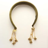 Hair Accessories Alloy Bell Tassel Hairband Luxury Shiny Vintage Hair Hoop Flocking Fake Earrings Ethnic Style Headband Party