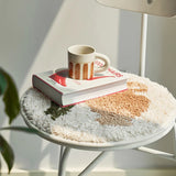 Yeknu  Tufting Seat Cushion Soft Round Square Floral Floor Chair Sofa Pad Home Office Warm Decor for Autumn Winter 40x40cm