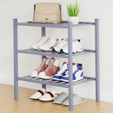 Yeknu  Olanly Durable Bamboo Shoe Organizer For Closet Sturdy Easy Assembly Shoe Rack Stackable Free Standing Wooden Shoe Storage Shelf
