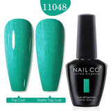 Yeknu  10ml Pearl Shell Color UV Gel Nail Polish Semi Permanent Golden Nail Art Gel Varnish Hybrid Nail Gel Polish Manicure Base