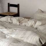 Yeknu High-quality Super Soft Double Gauze Bedding Set 100% Cotton Breathable Skin-friendly Duvet Cover Set with Sheet Quilt Cover Set