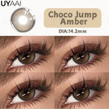 Yeknu  NEW Color Contact Lenses For Eyes Beauty Color Contact Cosmetic Beauty Natural Color Pupils Black Lens Big Eyes Green lens