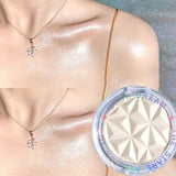 Yeknu  Dual Tone Highlighter Palette 3D Effect Shimmer Matte Contour Powder Face Illuminator Makeup