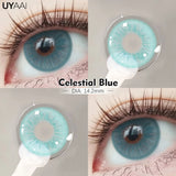 Yeknu  1Pair Fashion Big Lenses Colored Contact Lenses for Eyes Beauty Blue Eyes Lenses Natural Green Brown Grey Lens