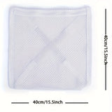 Yeknu  1 PC sports shoes drying bag, elastic band dryer door shoe net, sports shoes laundry bag, 40X40 cm