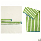 Yeknu  2 Side Smiling Patter Combed Cotton Towels Soft Comfortable Yarn Dyed  Face Towel Super Absorption Bathroom Towel  for Household