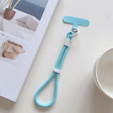 Yeknu  Adjustable Lanyard Hanging Rope Hand Wrist Strap for Mobile Cell Phone Universal Short Keychain Colorful Security Wristband
