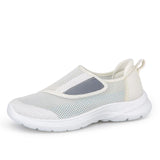 Yeknu  Large size Velcro elderly shoes wide feet thick instep men's and women's autumn sports middle-aged elderly soft-soled walking