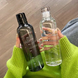 Yeknu  500ml Elegant Leakproof Water Bottle with Time Scale Stay Hydrated Daily Lightweight & Portable for Fitness & Outdoor Adventures