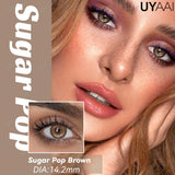 Yeknu  Colored Pupils for Eyes Gray Natural Look Eye Contacts 1 Pair Black Fashion Lenses Beauty Green Eye Color Lens HOT sales