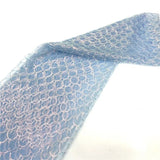 Yeknu  1 Yards Fish Scale Sequin Glitter Fabric Net Embroidery Spring and Summer for DIY Sewing Clothes Skirts Dresses Handmade Cloth