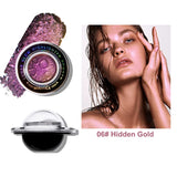 Yeknu  1pcs Planet Highlighter Powder Shiny Gradient High-gloss Powder Face Contour Brightening Long Lasting Highlight Glitter Makeup