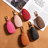 Yeknu  Unisex PU Leather Key Case For Car Key Wallet Pocket Key Holder Organizer Pouch Keys Organizer Large Capacity Zipper Case Bag