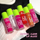 Yeknu  Lip gloss long-lasting moisturizing mirror water glass lip gloss transparent makeup natural lip plumping