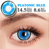 Yeknu  Color Contact Lenses for Eyes Cosmetics Color Lens Eyes Cosplay Anime Accessories Blue Big Eyes Lenses Eye Contact Lenses