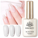 Yeknu  15ml Aurora Glitter Gel Nail Polish Iridescent Pearl Shimmer Effect Soak Off UV LED Manicure Varnishes