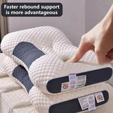 Yeknu Cervical Orthopedic Neck Pillow Help Sleep Protect The Pillow Neck Household Soybean Fiber High Elastic Soft Pillow For Sleeping