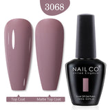 Yeknu  10ml Pearl Shell Color UV Gel Nail Polish Semi Permanent Golden Nail Art Gel Varnish Hybrid Nail Gel Polish Manicure Base