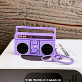 Creative Funny Mini Radio Recorder Music Toys Classical Bag Ornaments Keychain Gift