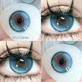 Yeknu  1 Pair Pink Series Contact Lenses for Eyes Beauty Pupils Makeup Eye Lenses for Myopia Natural Color Lenses Blue Lenses