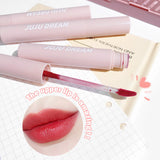 Yeknu  Crystal Velvet Lip Gloss – 6-Color Smudge-Proof Matte Lip Glaze Long-Lasting Whitening Effortless Korean Style Look