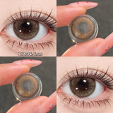 Yeknu  2pcs Blue Bow Brown Bow Contact Lenses For Makeup Eyes Naturl Eye Color Lenses Beauty Cosmetics Pupils Gray Brown Lenses