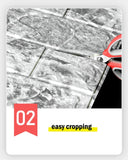 Yeknu  70cmx10m Self-adhesive Wallpaper Decoration Antique Foam Brick Wallpaper Living Room Bedroom Waterproof 3D Wall Sticker